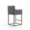 Manhattan Comfort Ambassador Counter Stool in Grey and Black CS010-GY - alternate 7
